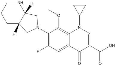 Moxifloxacin Structure