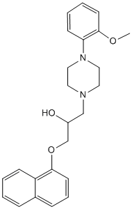 Naftopidil Structure