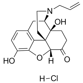 Naloxone hydrochloride Structure