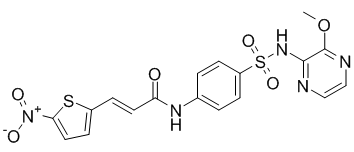 Necrosulfonamide Structure