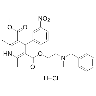 Nicardipine hydrochloride Structure