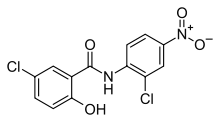 Niclosamide Structure