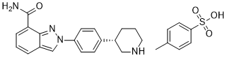 Niraparib (MK-4827) tosylate Structure