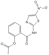 Nitazoxanide Structure