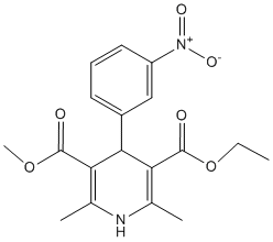 Nitrendipine Structure