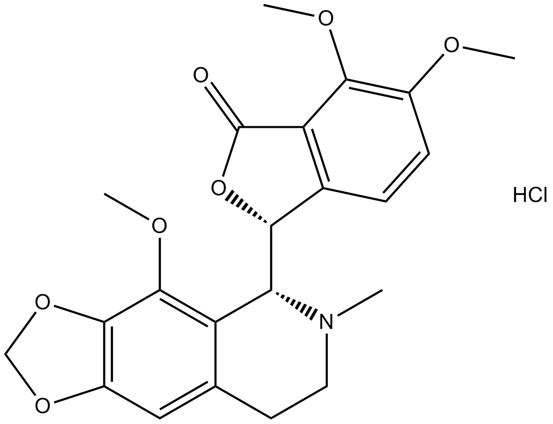 Noscapine hydrochloride Structure