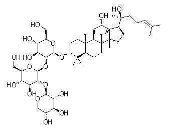 Notoginsenoside-Ft1 Structure