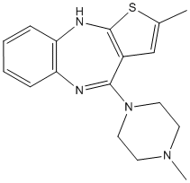 Olanzapine Structure