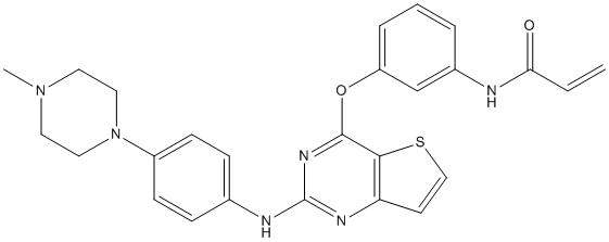 Olmutinib Structure