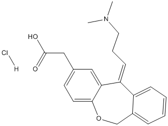 Olopatadine hydrochloride Structure
