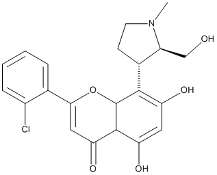 Riviciclib hydrochloride (P276-00)  Structure