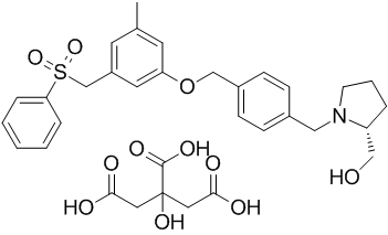 PF-543 Citrate Structure