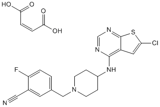 PRX-08066 Maleic acid Structure