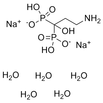 Pamidronate disodium pentahydrate  Structure