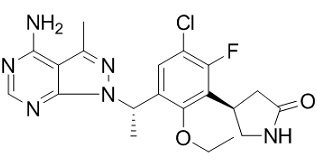 Parsaclisib Structure