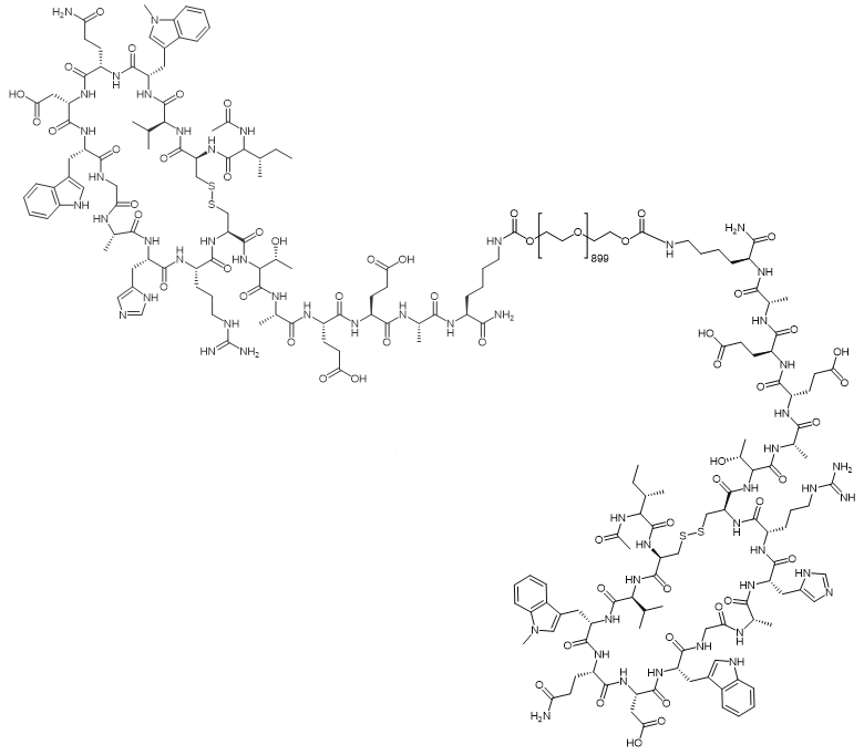 Pegcetacoplan Structure