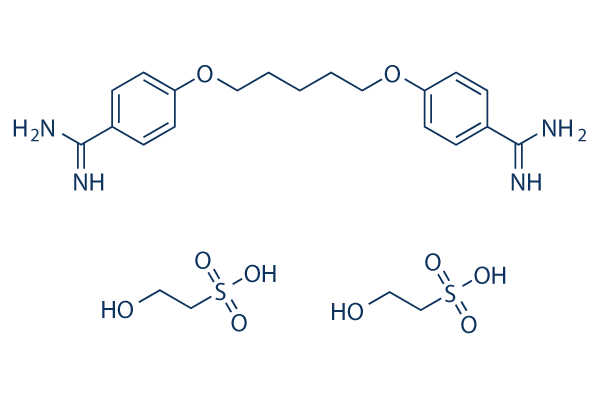 Pentamidine isethionate Structure