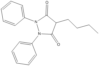 Phenylbutazone Structure