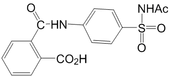 Phthalylsulfacetamide Structure