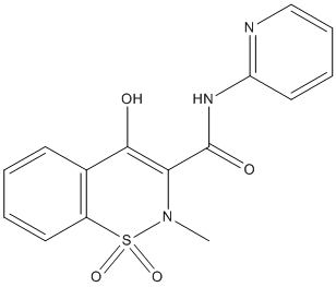 Piroxicam Structure