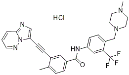 Ponatinib hydrochloride Structure