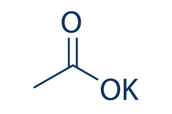 Potassium acetate Structure