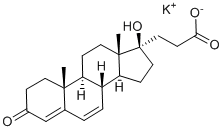 Potassium canrenoate Structure