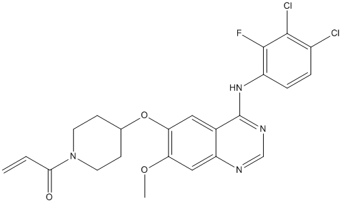 Poziotinib Structure