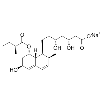 Pravastatin sodium Structure