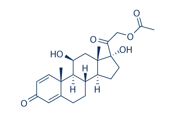 Prednisolone Acetate Structure