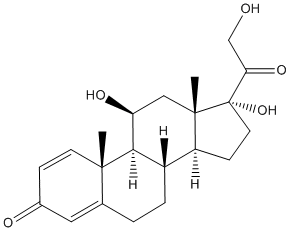 Prednisolone Structure