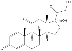 Prednisone Structure