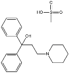 Pridinol Methanesulfonate Structure