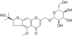 Prim-o-glucosylcimifugin Structure