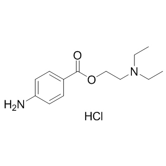 Procaine hydrochloride Structure