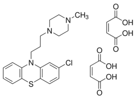 Prochlorperazine dimaleate Structure