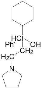 Procyclidine hydrochloride  Structure