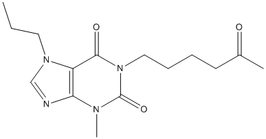Propentofylline Structure