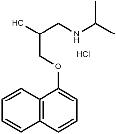 Propranolol hydrochloride Structure