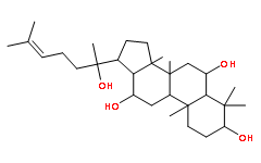 Protopanaxtriol Structure