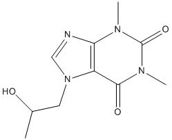 Proxyphylline Structure