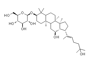 Pseudoginsenoside-Rh2 Structure