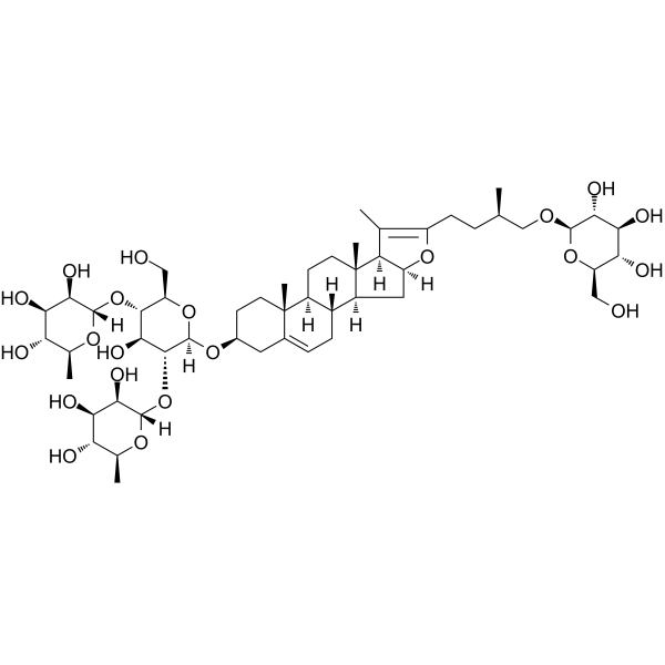 Pseudoprotodioscin Structure