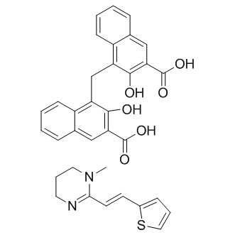 Pyrantel pamoate Structure