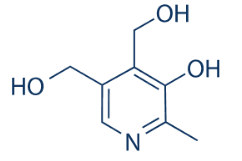 Pyridoxine Structure