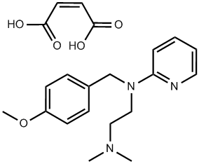 Pyrilamine Maleate  Structure