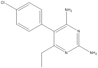 Pyrimethamine Structure