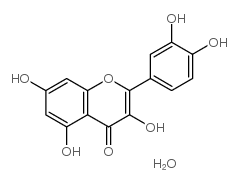 Quercetin hydrate Structure