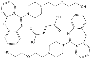 Quetiapine Fumarate Structure