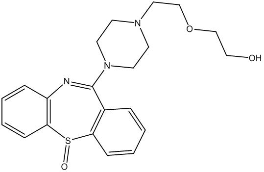 Quetiapine sulfoxide Structure